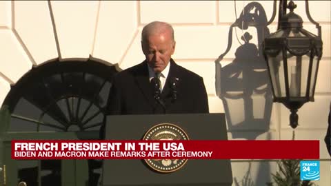 Biden welcomes 'close friends' Emmanuel and Brigitte Macron to the White House • FRANCE 24 English