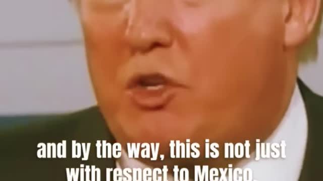 Trump made a great immigration point in 2015.