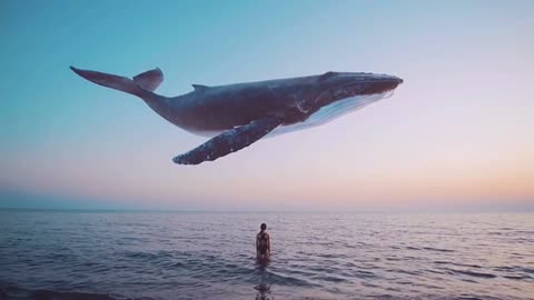 The beauty of whales, the romance of the sea.
