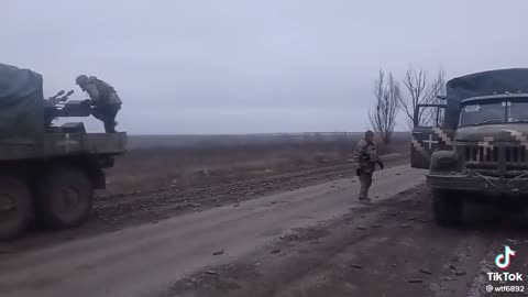 Shooting with ZU-23-2