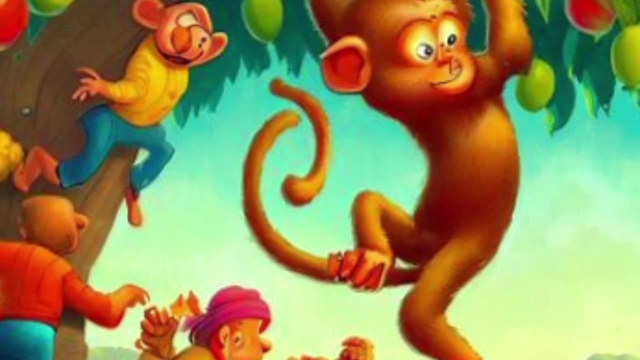 Monkey and poor villagers