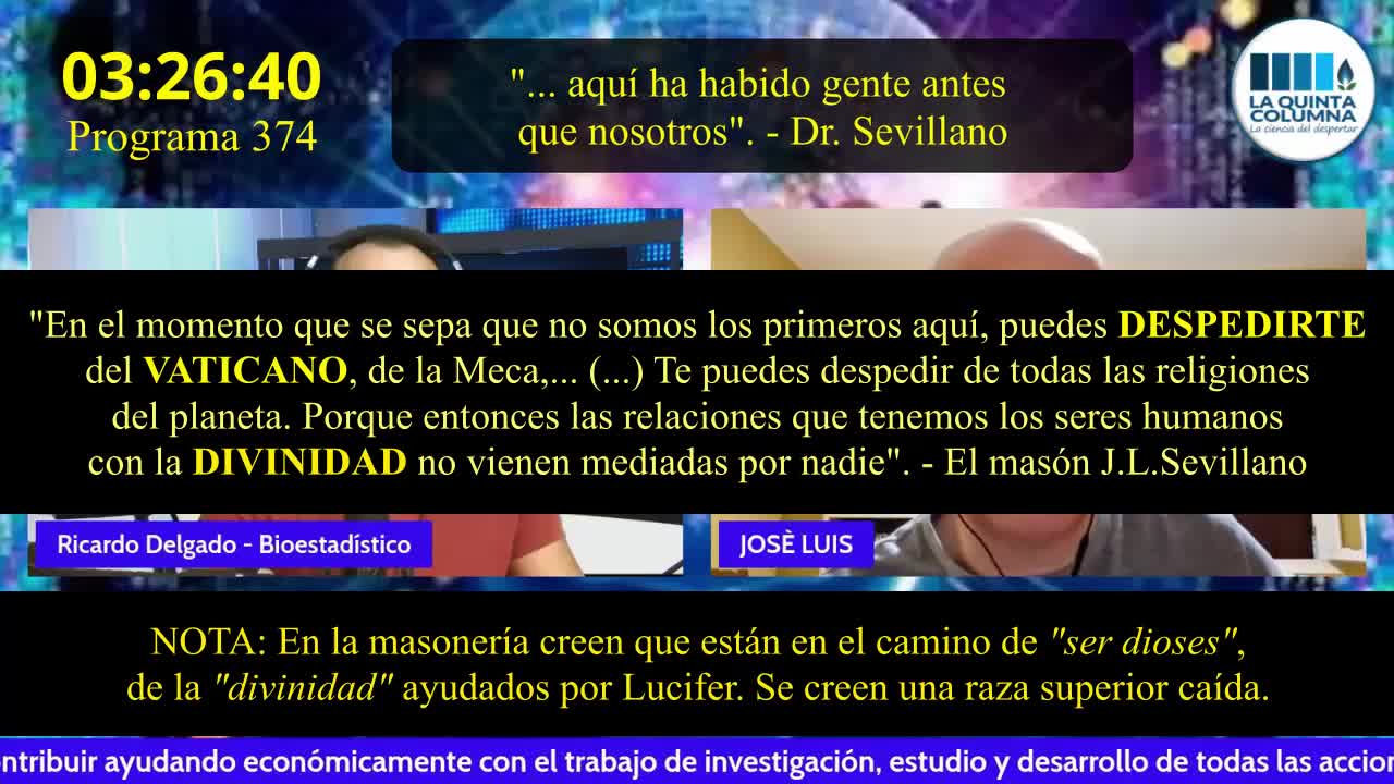 La relación con la divinidad del masón Sevillano (Programa 374)