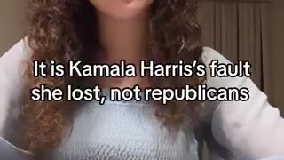 IT''It's Kamala's Fault She Lost the Election