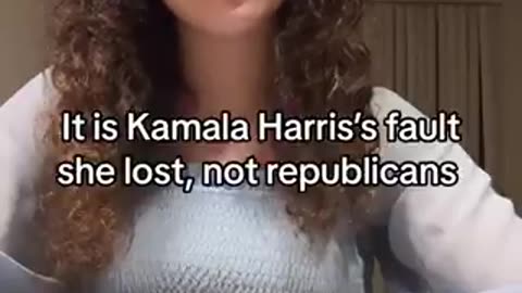 It's Kamala's Fault She Lost the Election