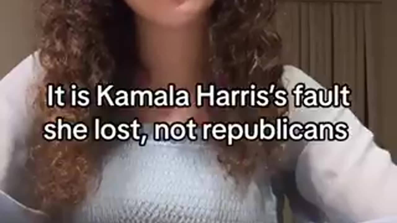 It's Kamala's Fault She Lost the Election