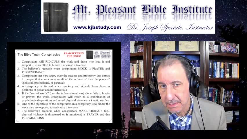 Tuesday Night Prophecy (11/01/22)- Sanballat, Tobiah, & Geshem's Conspiracy Against Nehemiah (Pt.6)