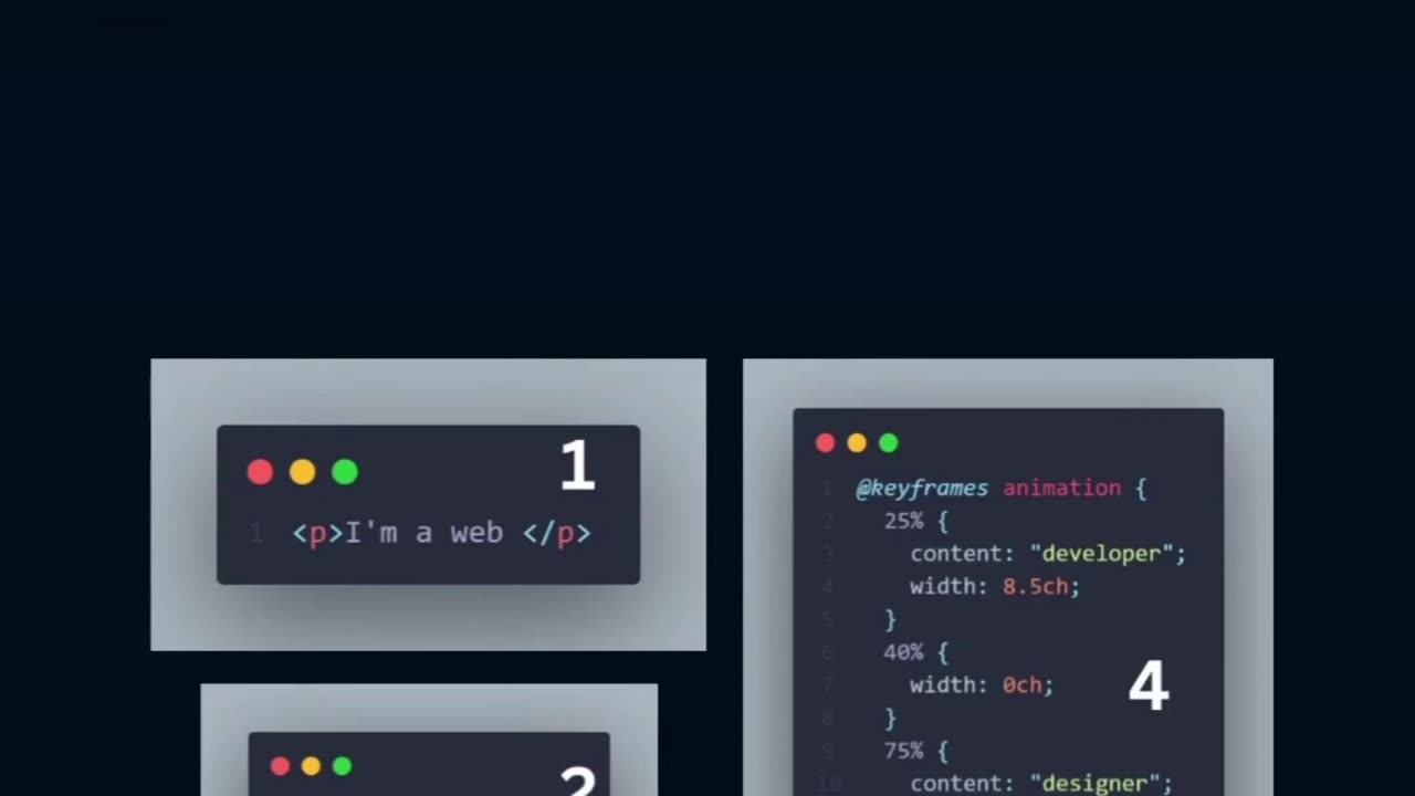 Text Typing Effect #thewebforce #freelancing #webdevelopment #frontend #shorts