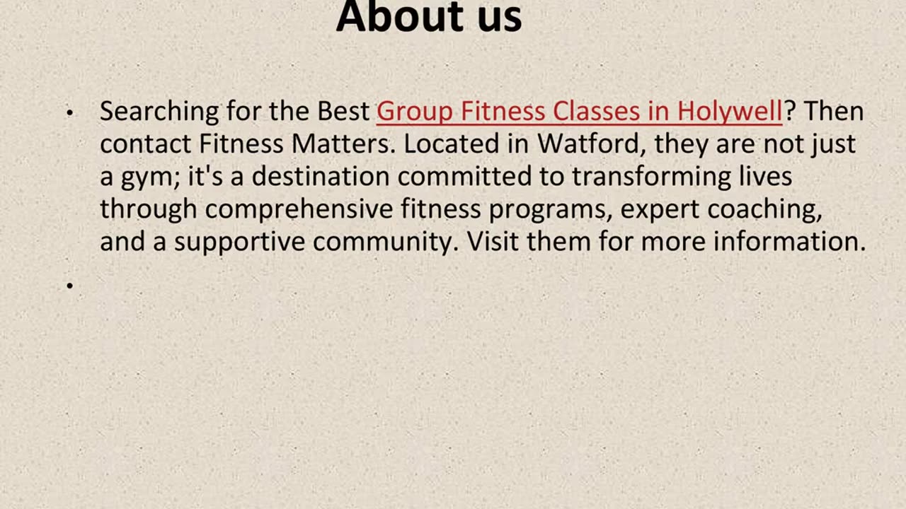 Best Weight Loss Classes in Holywell.