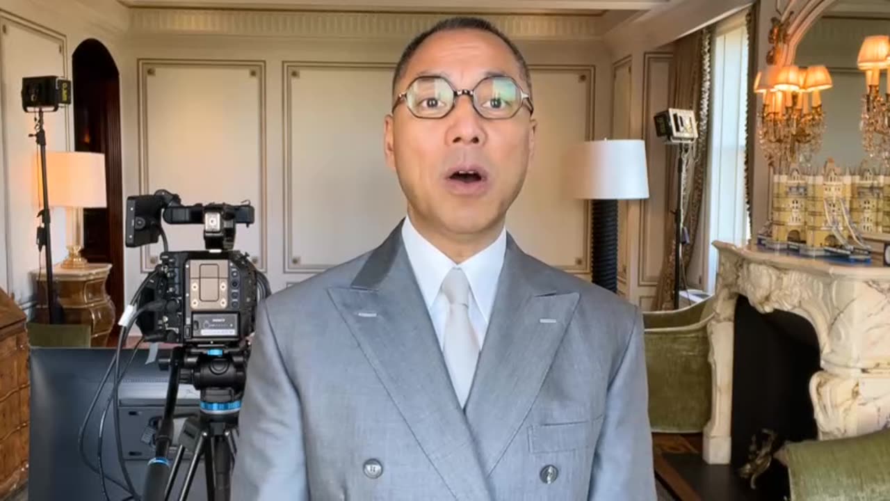 20220914文贵先生GETTR：尊敬的战友们好小视频来了……