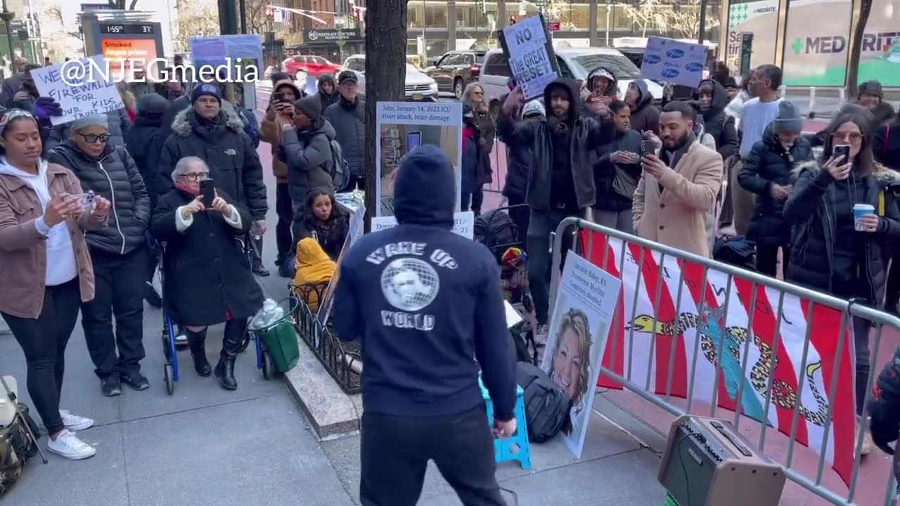 Protest Outside Pfizer