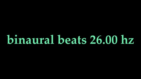binaural beats 26 00 hz