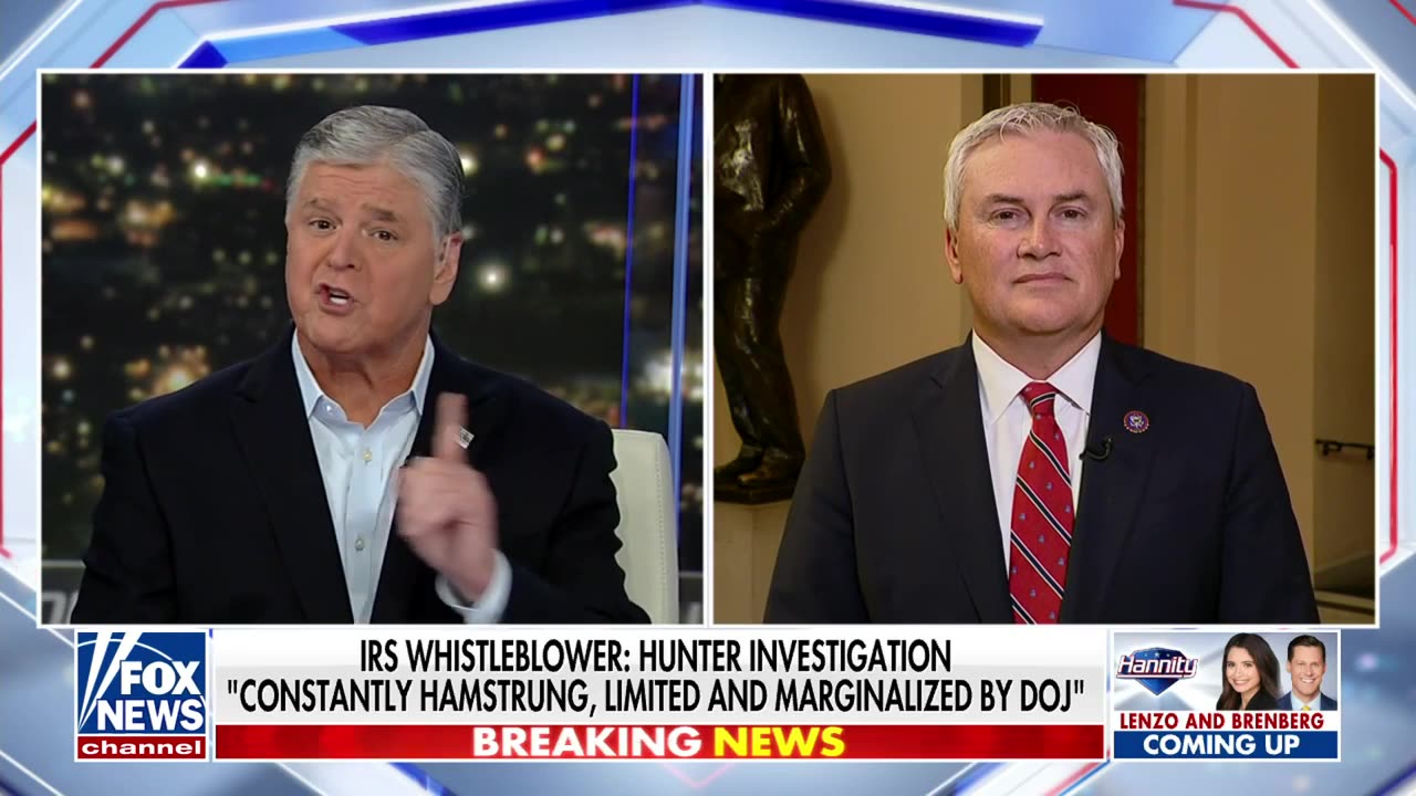 Rep. James Comer tells 'Hannity' Dems are too used to Schiff