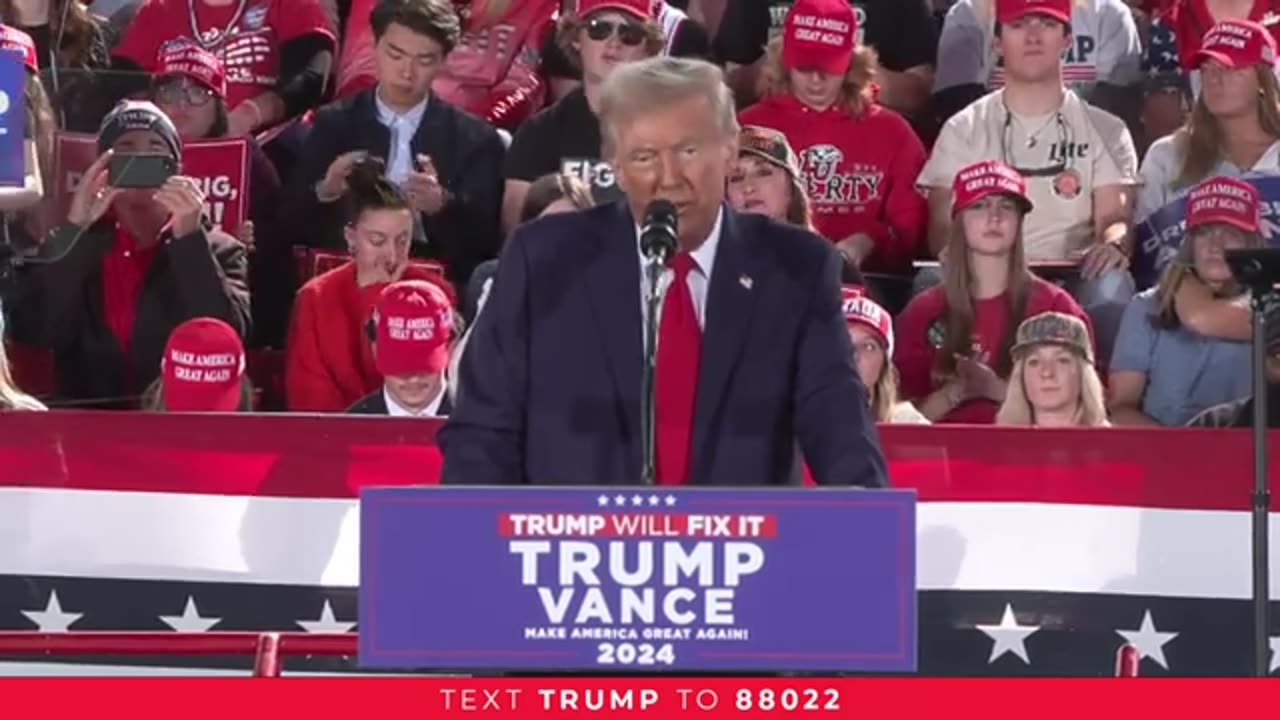 President Trump in Raleigh, NC