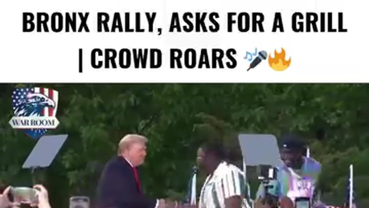 TRUMP SHOCKS WORLD, BRINGS FAMOUS RAPPERS ONSTAGE AT BRONX RALLY