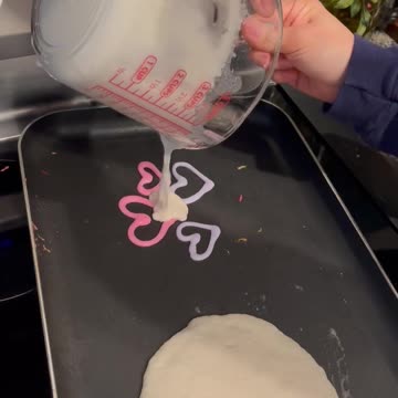 Valentines pancakes