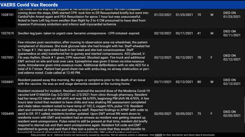 6 blood clots_ How about 400+ deaths within one day of taking the jab