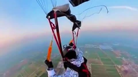 parachuting amazing!!!