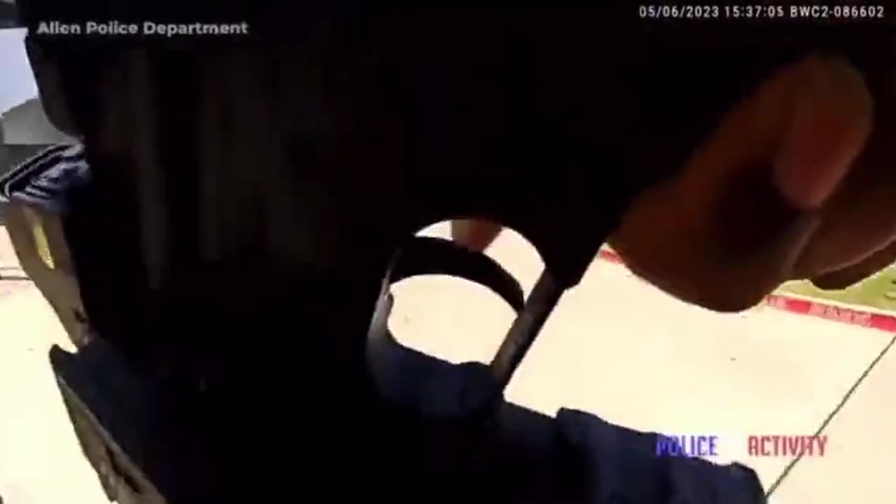 Police Body cam footage of taking down the Allen, TX Mall shooter.