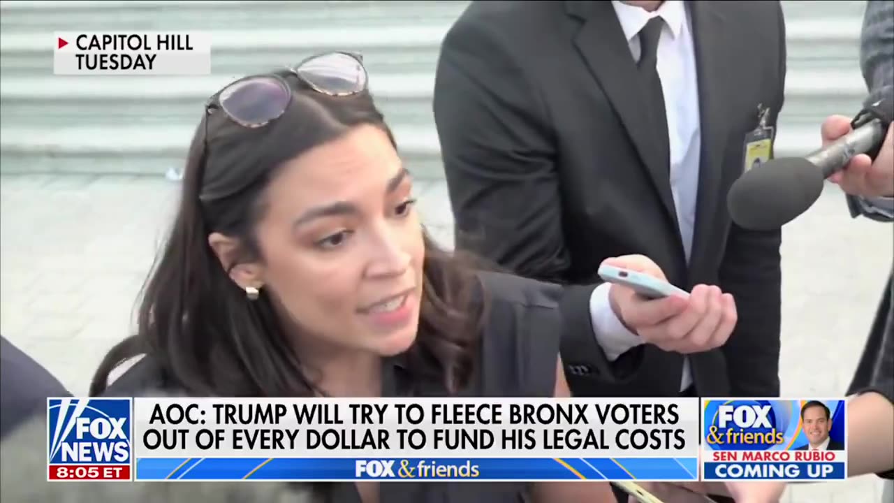 AOC admits to the Lawfare against President Trump.