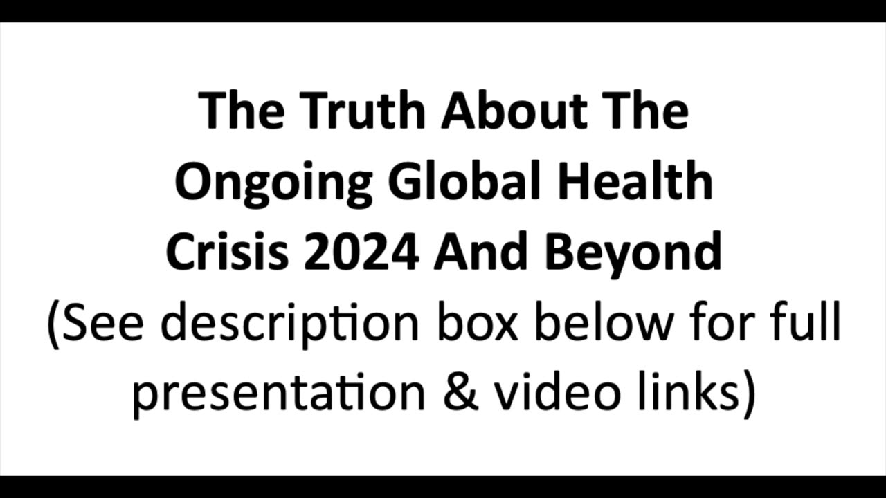 Ongoing global health crisis – 2024