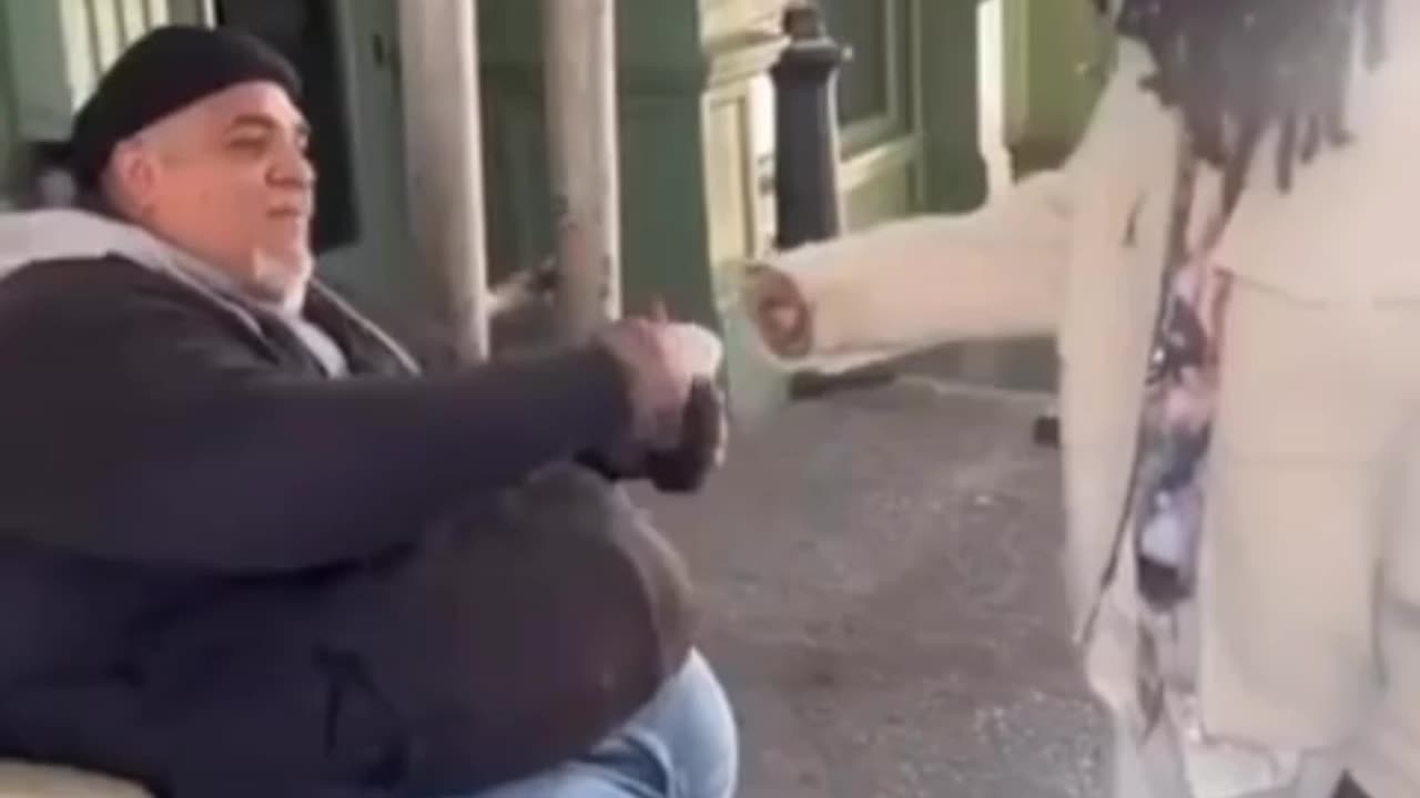 Omarion reminisces with a fan about the movie "You Got Served"