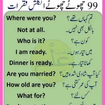 English To Urdu Sentences #englishtourdu #youtubeshorts #ytshort #englishshortsentences