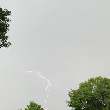 I walked outside to see lightning bolts!!!