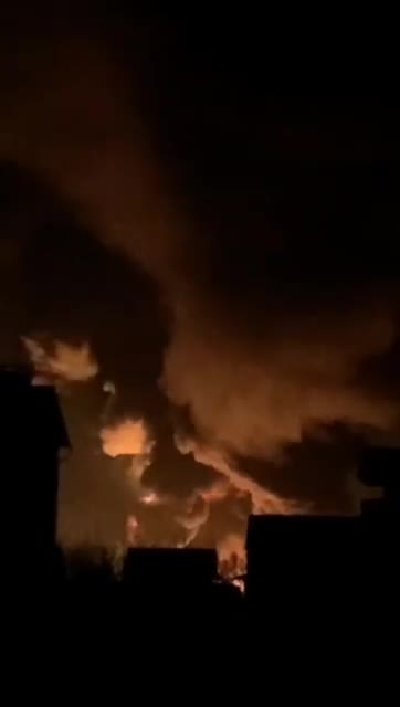 A missile attack destroyed an oil depot in Vasilkov, a suburb of Kyiv