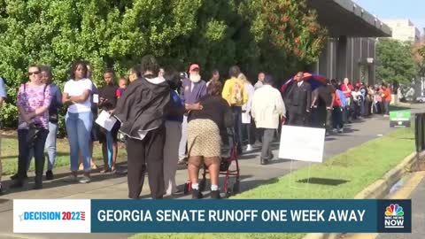 GEORGIA SENATE RUNOFF ONE WEEK AWAY