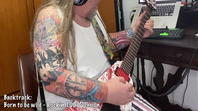 Born to be Wild by Rockin'1000 (Guitar cover)