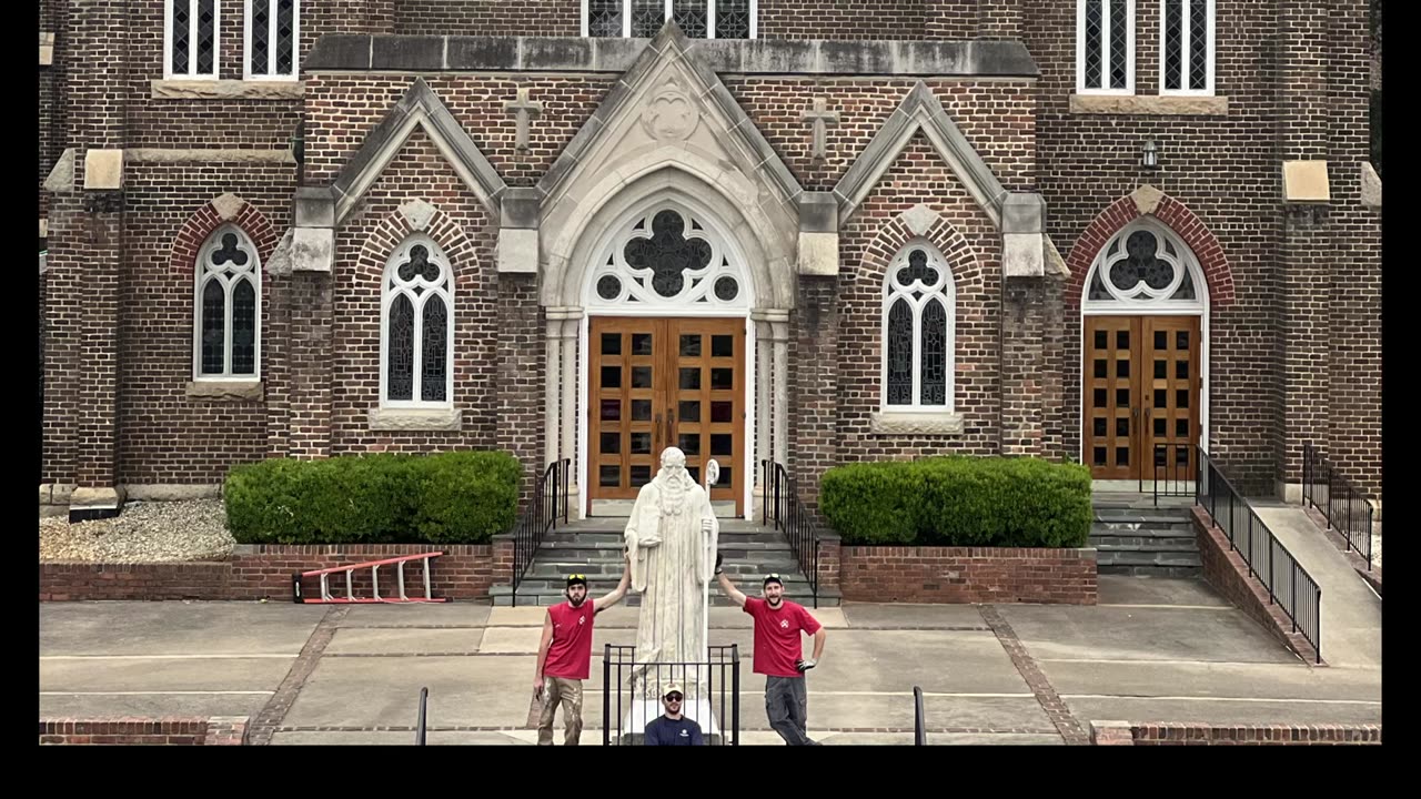 Church Stained Glass Window Frame Restoration