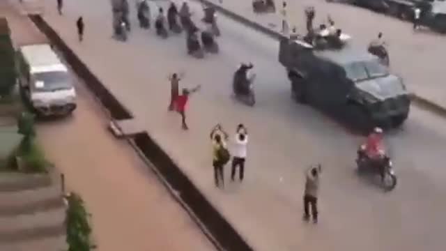Celebrations of the coup in Conakry - 05