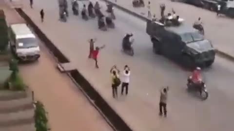 Celebrations of the coup in Conakry - 05