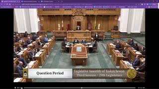 Nadine Wilson at Sask legislative assembly Dec 1, 2022