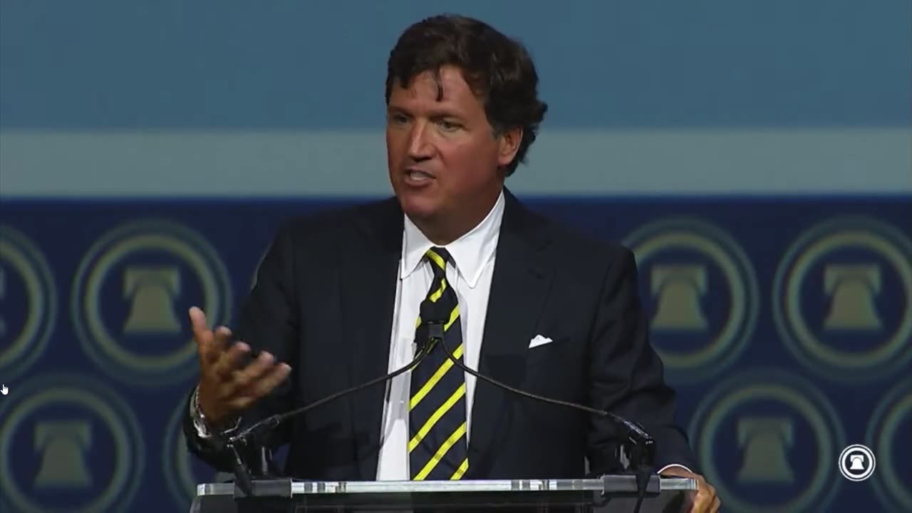 Tucker Carlson’s speech over the weekend was powerful. Too powerful apparently