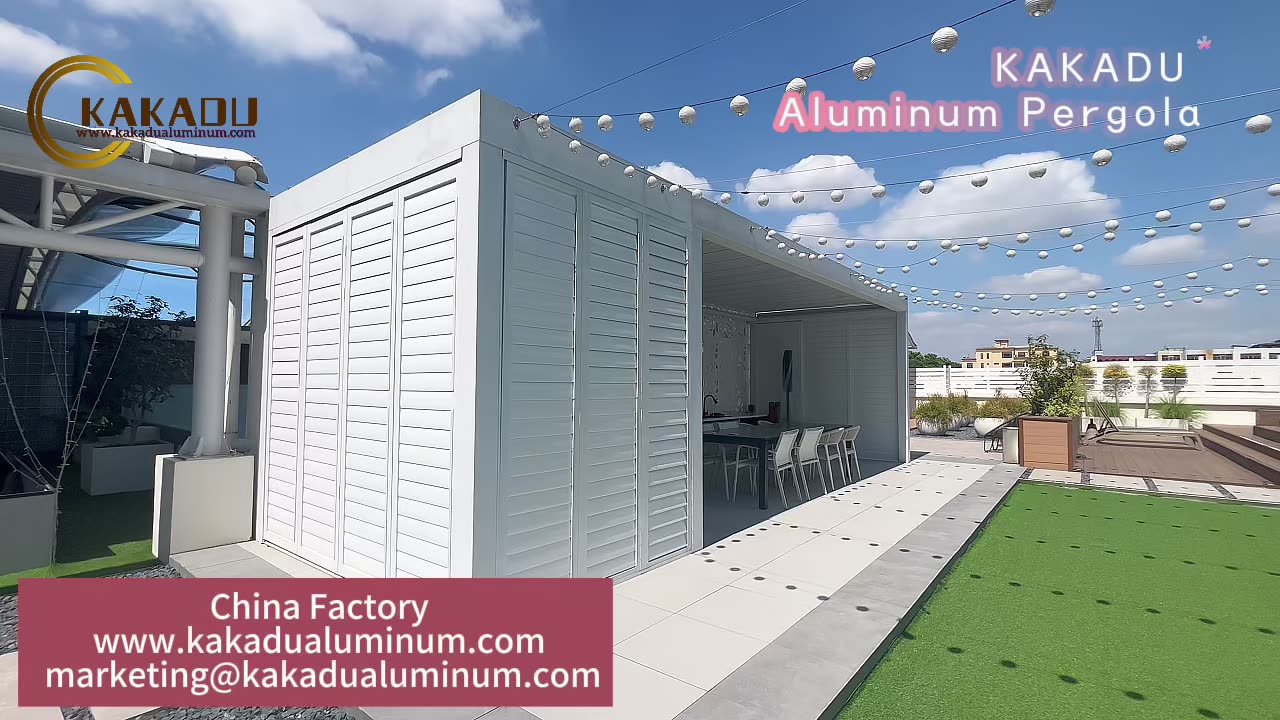 Kakadu Aluminum Louver Pergola Outdoor Garden Pergola Aluminium Pergola Outdoor Pergola