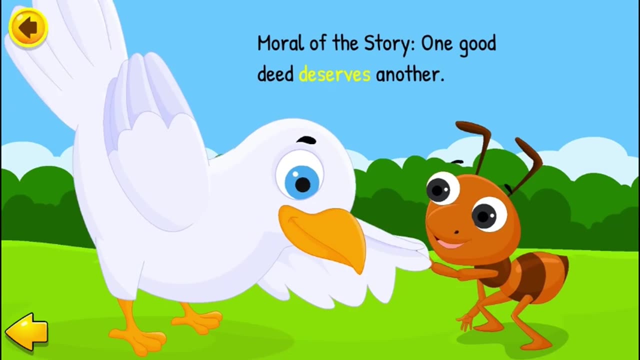 The Ant and The Dove // Best Short Stories for Kids in English