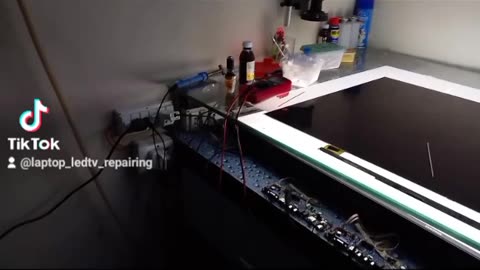 LED TV PANEL REPAIRING MACHINE AND SETUP