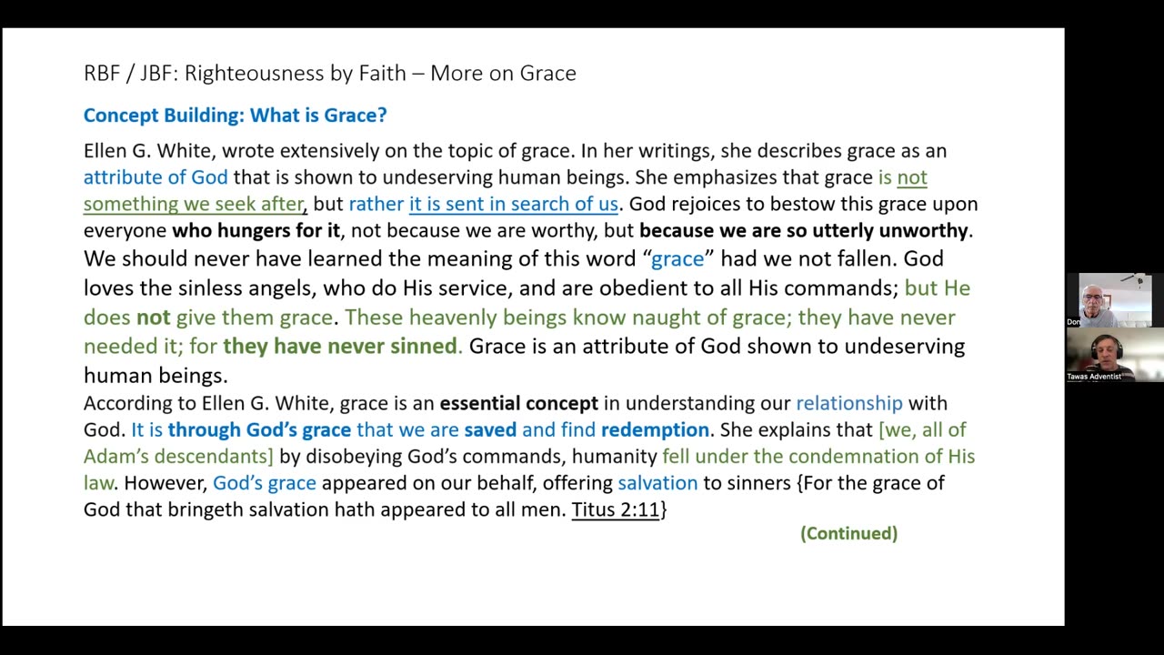 Righteousness by Faith / Justification by Faith (part 5)