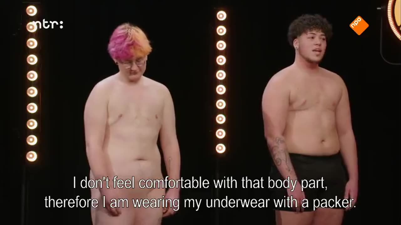 A Dutch television show has naked bodies on stage to show children how “normal” it is to be trans.