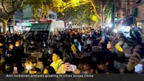 Anti-lockdown protests growing in cities across China