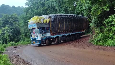 Trucking on sharp turns