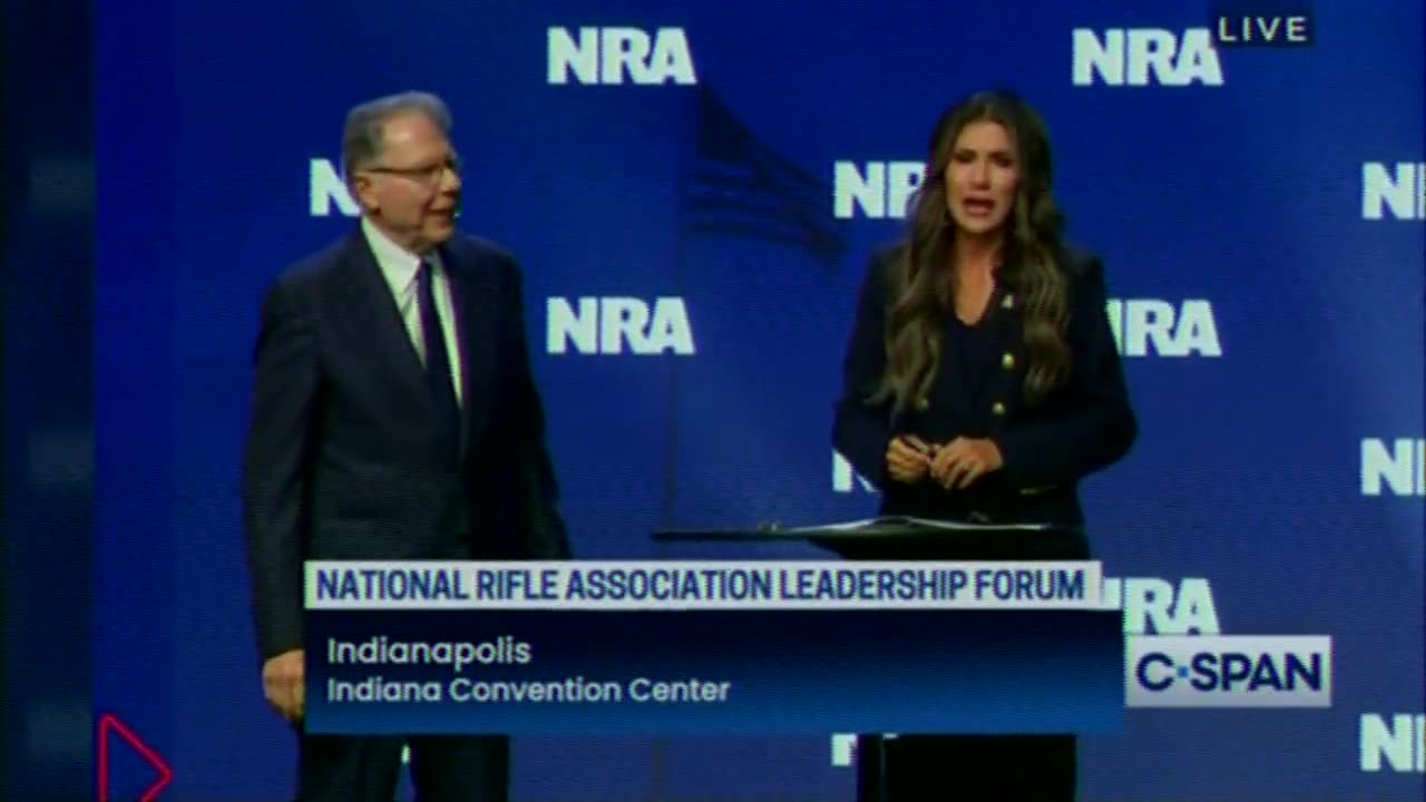 Kristi Noem Signs EXECUTIVE ORDER At NRA Forum