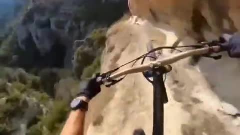 Mountain Biking hold your breath while watching