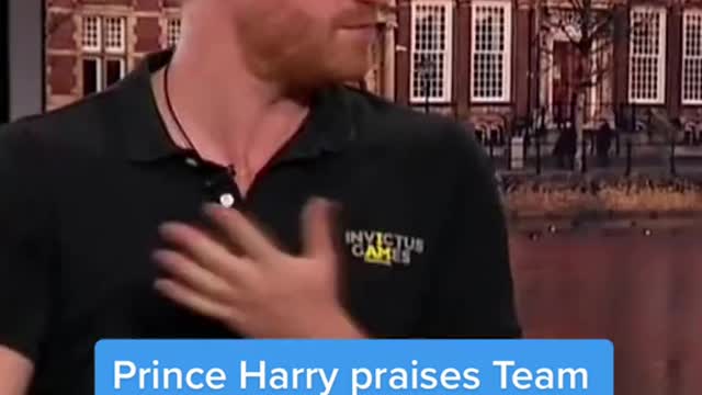 Prince Harry praises Team Ukraine at Invictus Games