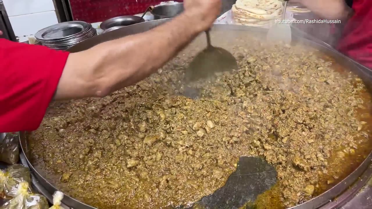 Tawa Fry Kaleji - Mutton Fried Liver Recipe - Street Food Peshawari Masala Tawa Kaleji Fry