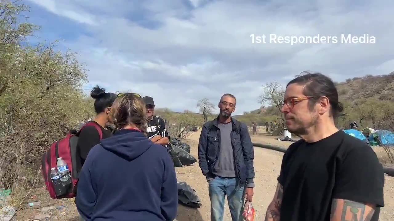 A migrant who illegally crossed into the United States threatened journalist