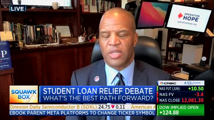 Kevin O'Leary speaks about student loan forgiveness on CNBC