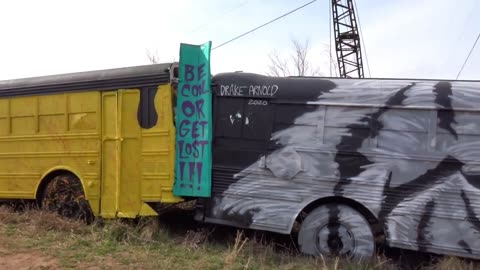 School Bus Graveyard on I-85!