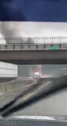Semi trailer Fire